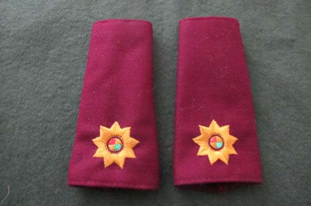 South Africa - Border War - Pair Medical Corps Majors Cloth Rank